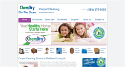 Desktop Screenshot of chemdryontheshore.net